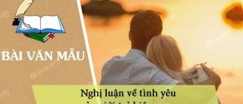 Nghị luận về tình yêu của giới trẻ hiện nay