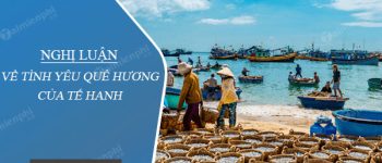 Nghị luận về tình yêu quê hương của Tế Hanh