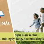 Nghị luận xã hội Đi một ngày đàng, học một sàng khôn