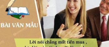 Nghị luận xã hội Lời nói chẳng mất tiền mua, lựa lời mà nói cho vừa lòng nhau