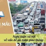 Nghị luận xã hội về vấn đề an toàn giao thông