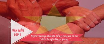 Người xưa muốn nhắn nhủ điều gì trong câu ca dao: Nhiễu điều phủ lấy giá gương…