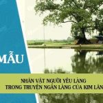 Nhân vật người yêu làng trong truyện ngắn Làng của Kim Lân