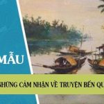 Những cảm nhận về truyện Bến quê