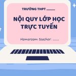 Nội quy lớp học trực tuyến Mẫu PowerPoint nội quy lớp học online cực đẹp