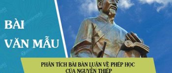 Phân tích bài Bàn luận về phép học của Nguyễn Thiếp