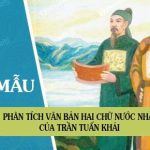 Phân tích bài thơ Hai chữ nước nhà của Trần Tuấn Khải