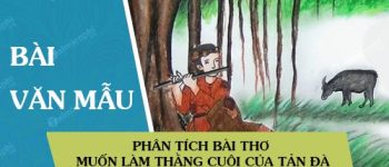 Phân tích bài thơ Muốn làm thằng Cuội của Tản Đà