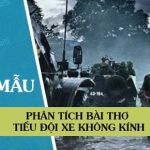 Phân tích Bài thơ tiểu đội xe không kính