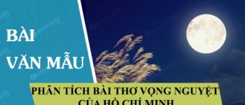 Phân tích bài thơ Vọng nguyệt của Hồ Chí Minh