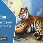 Phân tích bức tranh tứ bình trong Nhớ rừng