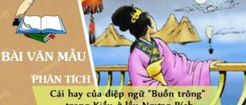 Phân tích cái hay của điệp ngữ Buồn trông trong Kiều ở lầu Ngưng Bích