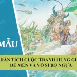 Phân tích cuộc tranh hùng giữa Dế Mèn và võ sĩ Bọ Ngựa