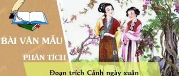 Phân tích đoạn trích Cảnh ngày xuân