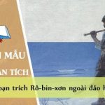 Phân tích đoạn trích Rô-bin-xơn ngoài đảo hoang