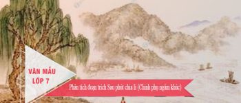 Phân tích đoạn trích Sau phút chia li (Chinh phụ ngâm khúc)