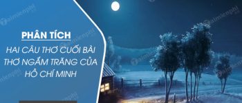 Phân tích hai câu thơ cuối bài thơ Ngắm trăng của Hồ Chí Minh