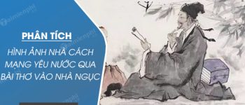 Phân tích hình ảnh nhà cách mạng yêu nước qua bài thơ Vào nhà ngục Quảng Đông cảm tác