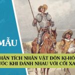 Phân tích nhân vật Đôn Ki-hô-tê trước khi đánh nhau với cối xay gió