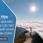 Phân tích nhận xét: Trong bài Qua đèo Ngang, hai câu thơ xuất sắc nhất là hai câu thơ sau cùng…