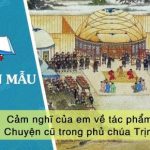 Phát biểu cảm nghĩ của em về tác phẩm Chuyện cũ trong phủ chúa Trịnh