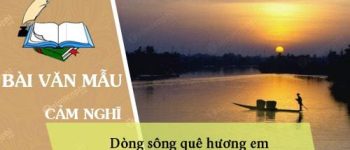 Phát biểu cảm nghĩ về dòng sông quê hương em