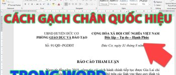 Quốc hiệu, tiêu ngữ là gì? Trình bày Quốc hiệu, Tiêu ngữ trong văn bản