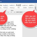 Style là gì? Cách sử dụng Style trong Word