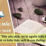 Suy nghĩ về câu nói của M.Go-rơ-ki: Hãy yêu sách, nó là nguồn kiến thức, chỉ có kiến thức mới là con đường sống