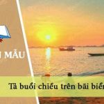 Tả buổi chiều trên bãi biển