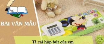 Tả cái hộp bút của em