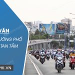 Tả cảnh đường phố vào giờ tan tầm