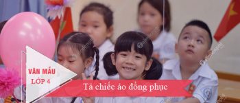 Tả chiếc áo đồng phục