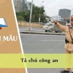 Tả chú công an