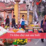 Tả khu chợ mà em biết