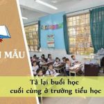 Tả lại buổi học cuối cùng ở trường tiểu học