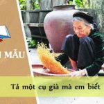 Tả một cụ già mà em biết