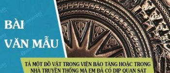 Tả một đồ vật trong viện bảo tàng hoặc trong nhà truyền thống mà em đã có dịp quan sát