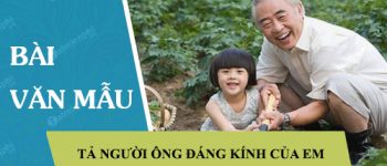 Tả người ông đáng kính của em