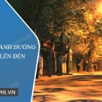 Tả quang cảnh đường phố lúc lên đèn