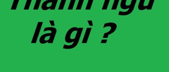 Thành ngữ là gì? Đặc điểm và cấu tạo của thành ngữ