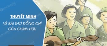 Thuyết minh về bài thơ Đồng chí của Chính Hữu