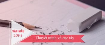 Thuyết minh về cục tẩy