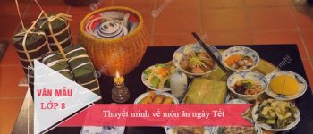 Thuyết minh về món ăn ngày tết