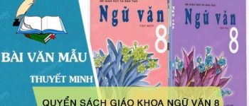 Thuyết minh về quyển sách giáo khoa Ngữ văn 8