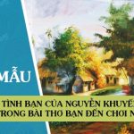 Tình bạn của Nguyễn Khuyến trong bài thơ Bạn đến chơi nhà