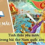 Tinh thần yêu nước trong bài thơ Nam quốc sơn hà