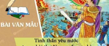 Tinh thần yêu nước trong bài thơ Nam quốc sơn hà