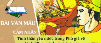 Tinh thần yêu nước trong Phò giá về kinh (Tụng giá hoàn kinh sư)