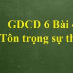 Tôn trọng sự thật là gì?